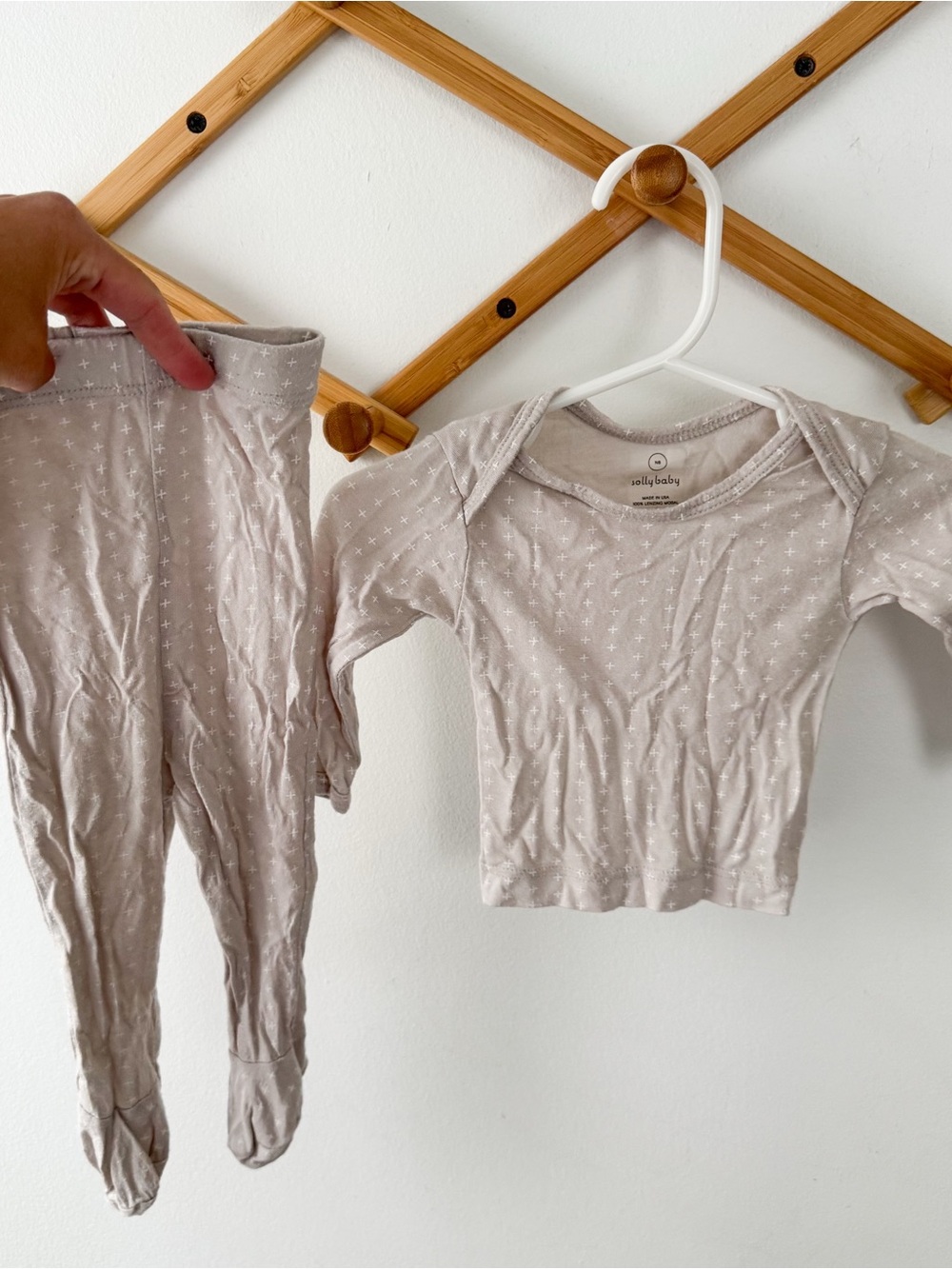 Solly baby bamboo outfit nb
